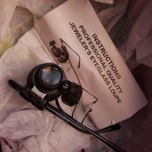 Professional quality jewelers eyeglass loupe